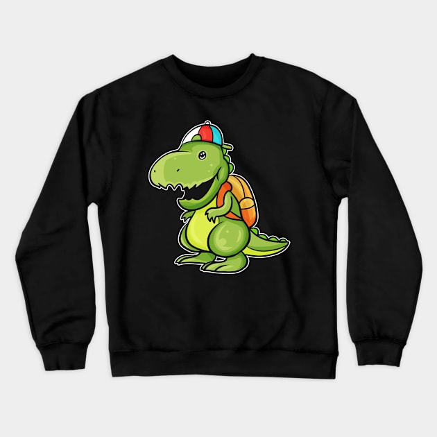 The dinosaur T-Rex is ready to crush preschool Crewneck Sweatshirt by SinBle